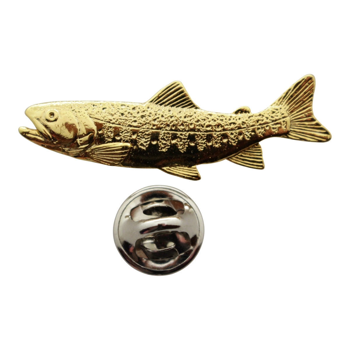 Iwana Pin ~ 24K Gold ~ Lapel Pin ~ 24K Gold Lapel Pin ~ Sarah's Treats & Treasures
